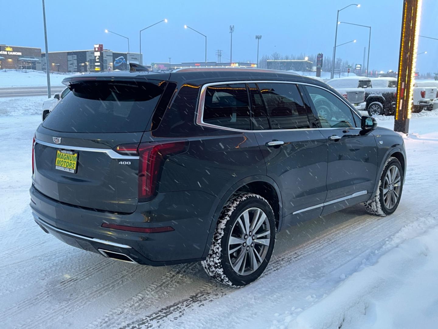 2022 BLACK /black leather CADILLAC XT6 PREMIUM LUXURY (1GYKPDRSXNZ) with an 3.6L engine, Automatic transmission, located at 1960 Industrial Drive, Wasilla, 99654, (907) 274-2277, 61.573475, -149.400146 - Photo#3